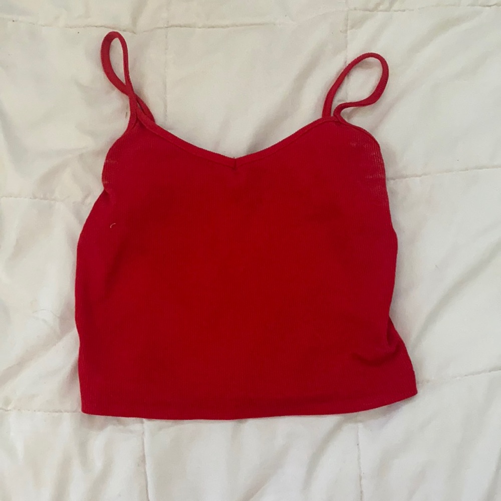 shein red tank top!